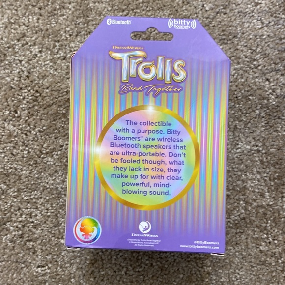 🎁BLUETOOTH WIRELESS SPEAKER COLLECTABLE DREAMWORKS TROLLS BLUETOOTH SPEAKER - Picture 8 of 11
